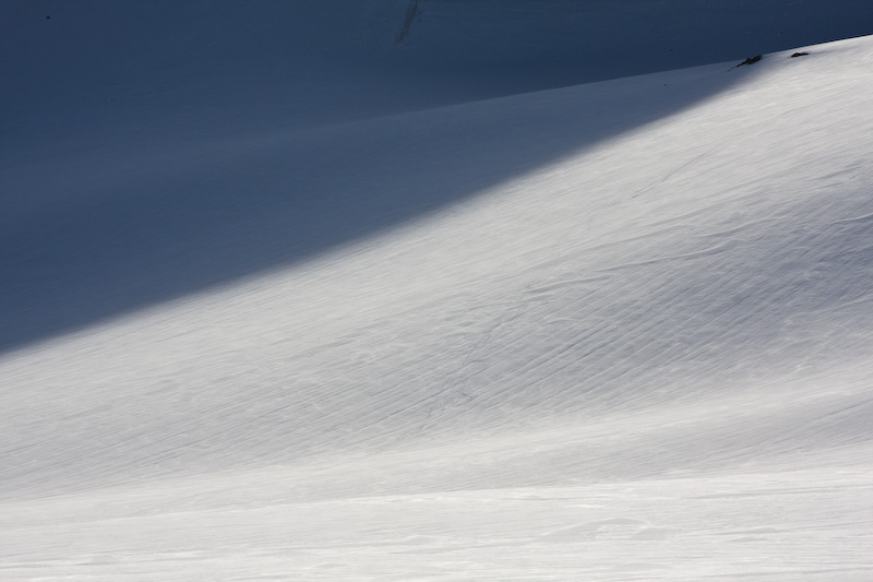 Shadows On The Nisqually Glacier